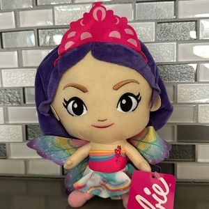 BARBIE Butterfly Princess Plush / Holographic Wings-Tiara-Dress-Colorful / NEW